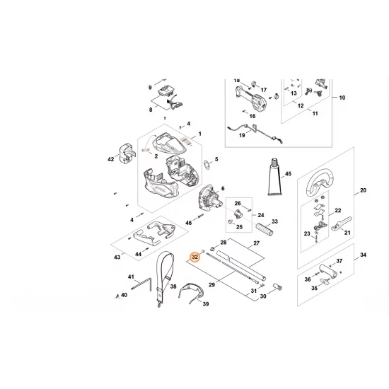 STIHL  Tulejka 4140 711 2500